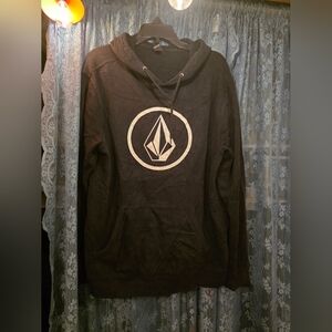 Volcom Black Hoodie with Iconic Logo